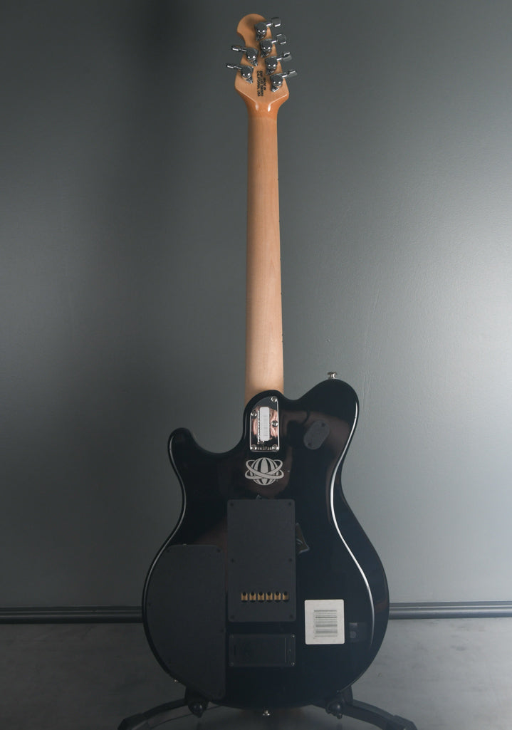 2012 Ernie Ball Music Man The Game Changer Reflex Guitar HH Tremolo Black