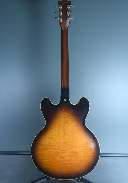 1998 Gibson ES-335 Tobacco Sunburst Flame Top & Back OHSC
