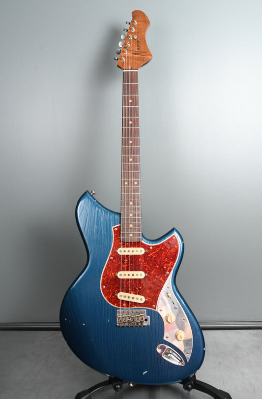 2019 Novo Guitars Serus S Como Blue Metallic
