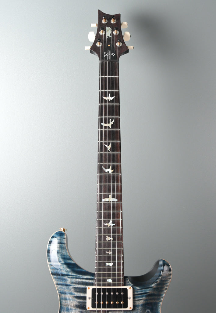 PRS Custom 24 35th Anniversary Faded Whale Blue 10 Top