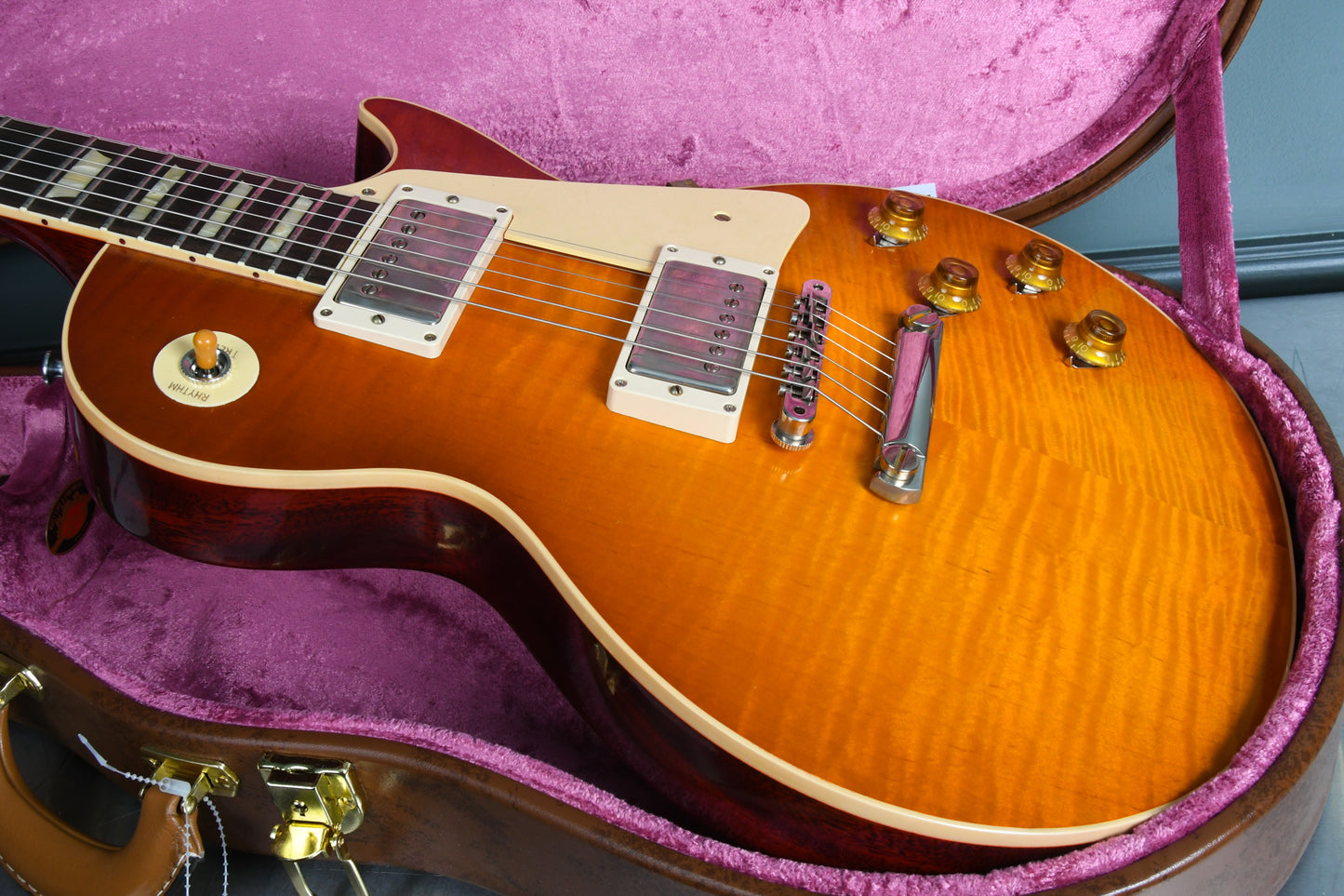 2019 Gibson 60th Anniversary Les Paul 1959 R9 Reissue Orange Sunset Fade OHSC