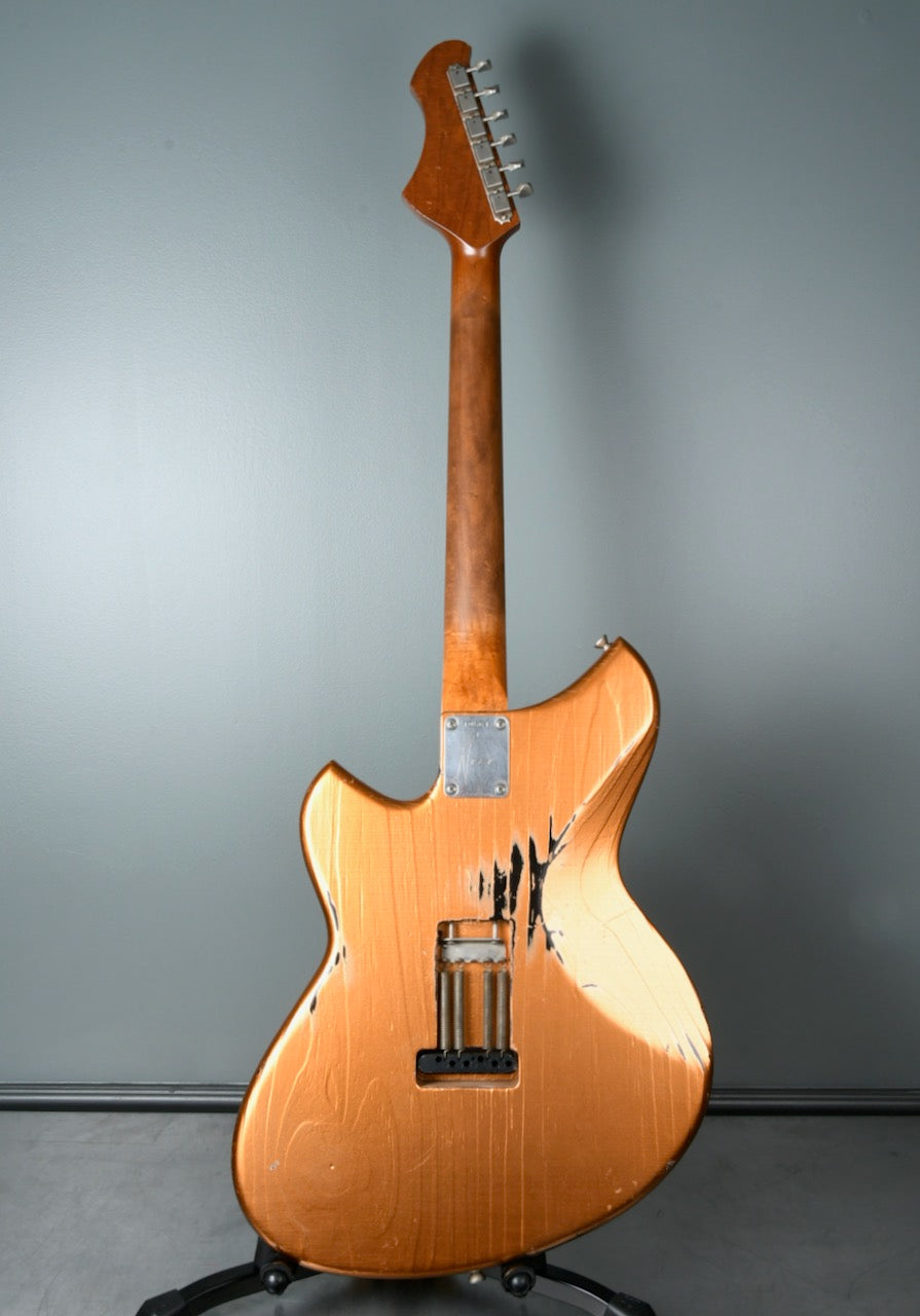 Novo Guitars Serus S Fralins Aztec Gold Over Bull Black