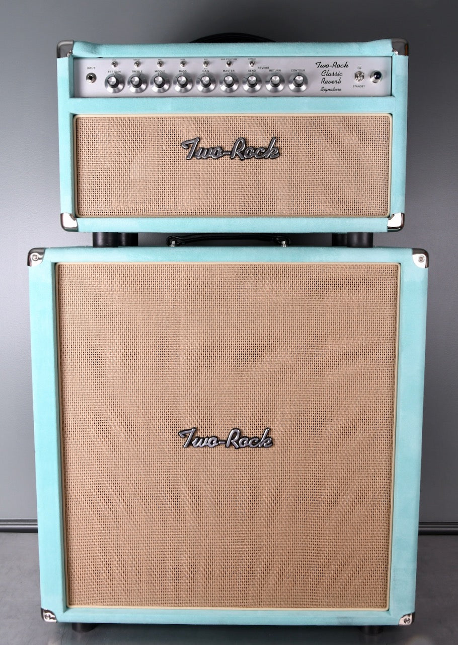 2020 Two Rock Classic Reverb NAMM Rig 100w Head & 4x10" Cab Mint Suede