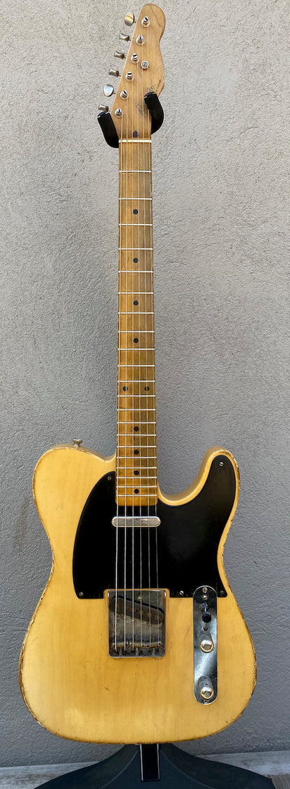 2020 Danocaster Single Cut Premium Blackguard, Ron Ellis pickups