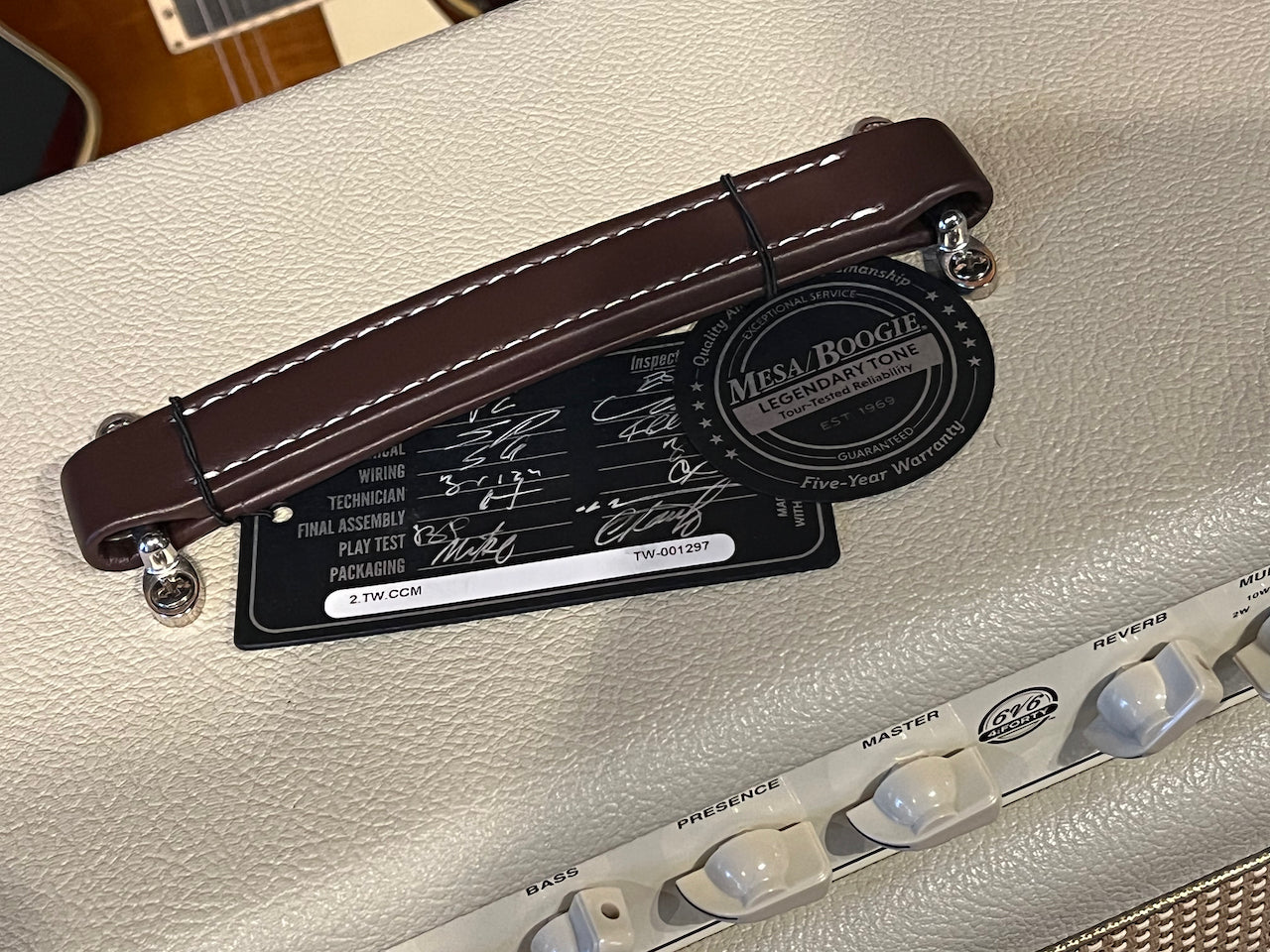 2021 Mesa Boogie California Tweed 6V6 4:40 Cream Head & 2x12 Cabinet