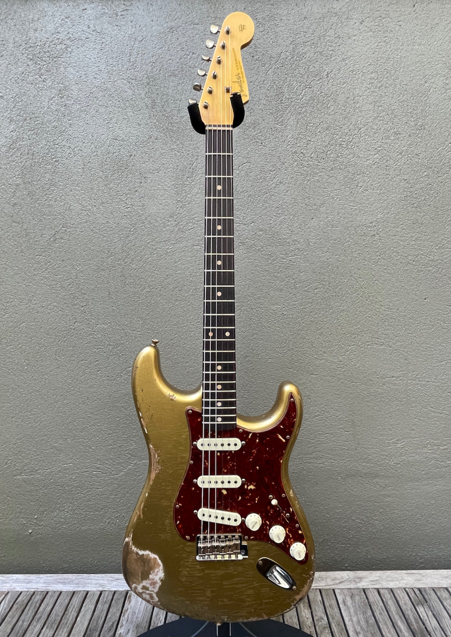 2021 Fender Custom Shop '62 Stratocaster Heavy Relic Aztec Gold