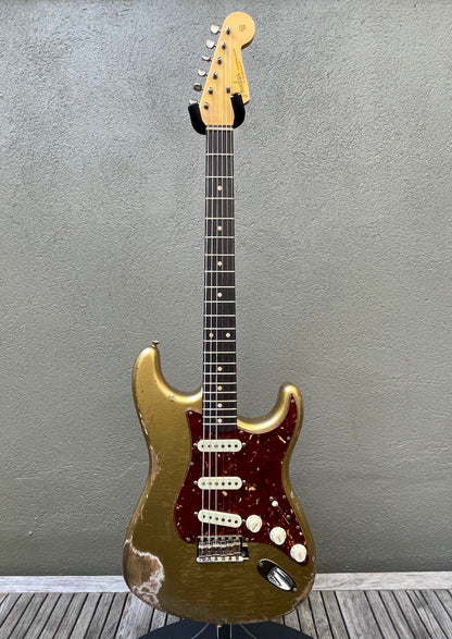 2021 Fender Custom Shop '62 Stratocaster Heavy Relic Aztec Gold