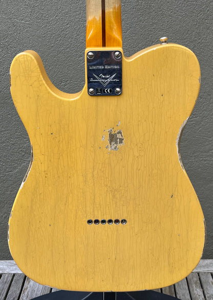 2019 Fender Custom Shop LTD '51 HS Telecaster Heavy Relic Aged Butterscotch Blonde