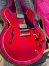 1988 Gibson ES-335 Cherry with Ebony Board & Tim Shaw Humbuckers