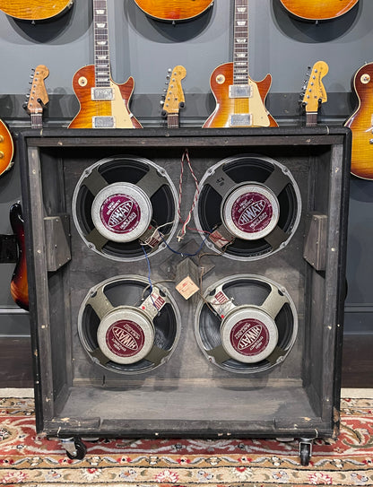 1979 HiWatt Custom 100 & 1973 HiWatt 4x12 Cabinet Black Tolex