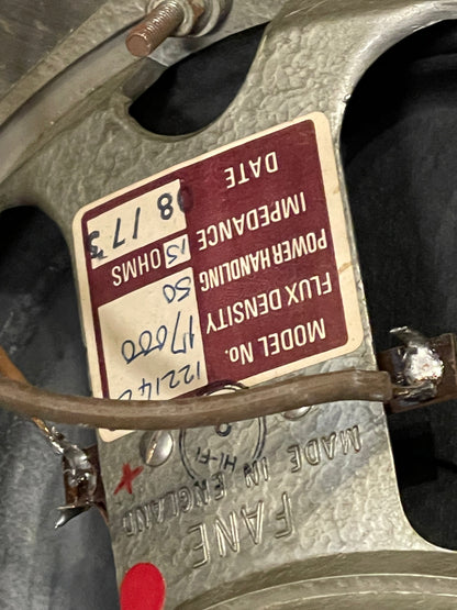 1979 HiWatt Custom 100 & 1973 HiWatt 4x12 Cabinet Black Tolex