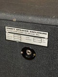 1979 HiWatt Custom 100 & 1973 HiWatt 4x12 Cabinet Black Tolex
