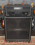 1979 HiWatt Custom 100 & 1973 HiWatt 4x12 Cabinet Black Tolex