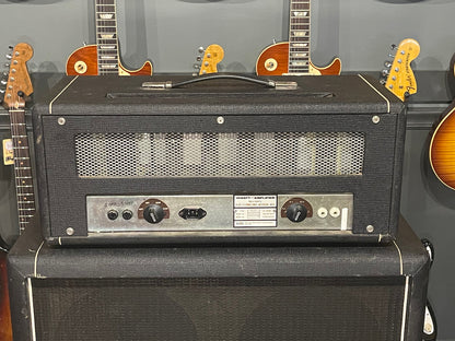 1979 HiWatt Custom 100 & 1973 HiWatt 4x12 Cabinet Black Tolex