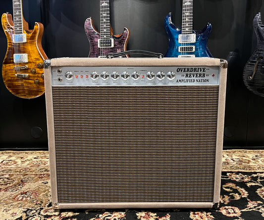 2022 Amplified Nation Overdrive Reverb 50 Watt 1x12 Combo Dogwood Suede