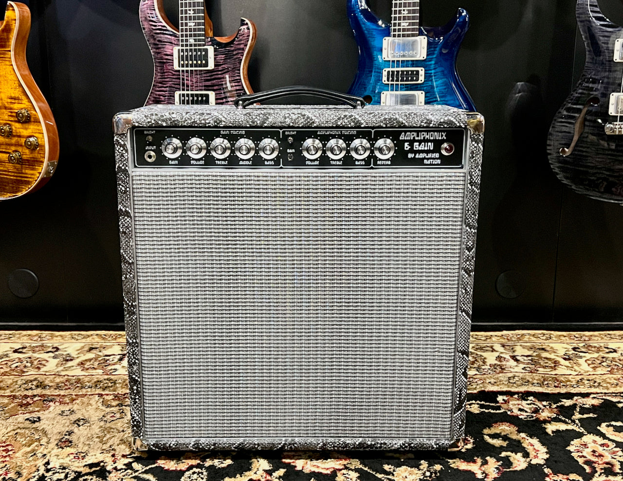 2020 Amplified Nation Ampliphonix & Gain 22 Watt Snakeskin 1x12 Combo