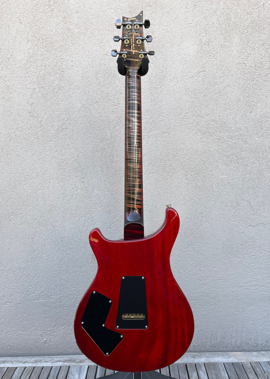 2020 Paul Reed Smith PRS Modern Eagle V *Wood Library* Quilt Charcoal Cherry Burst