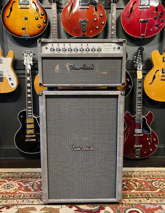 Two Rock Bloomfield Drive 100/50 Watt Head Grey Suede with Vintage Silver Grill