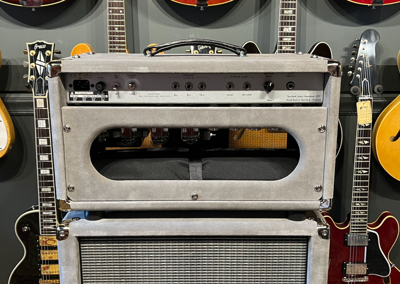 Two Rock Bloomfield Drive 100/50 Watt Head Grey Suede with Vintage Silver Grill