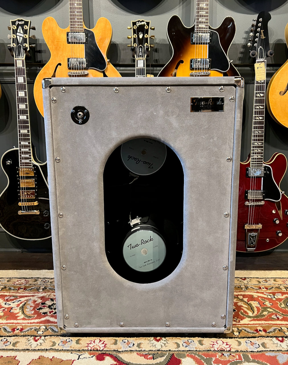 Two Rock Bloomfield Drive 100/50 Watt Head Grey Suede with Vintage Silver Grill