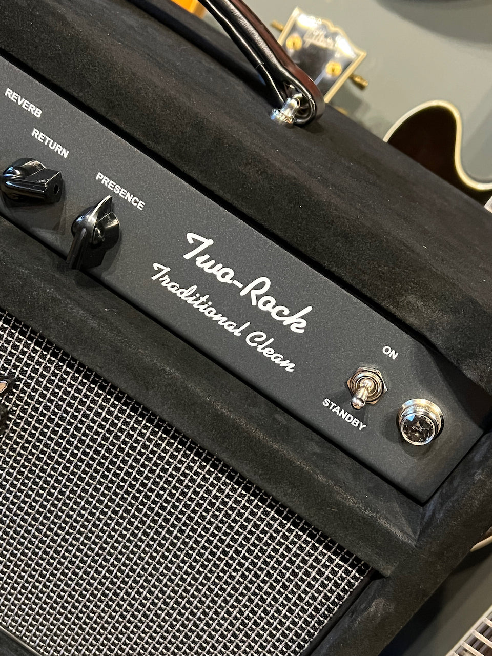 Two Rock Traditional Clean 100/50 Head Black Suede with Modern Silver Grill & 2x12 Cabinet