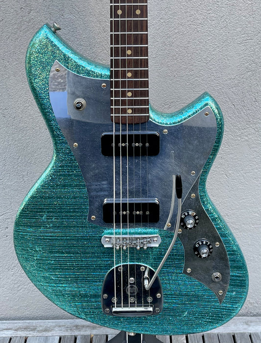 2019 Novo Serus J Mermaid Sparkle Fralin Hum-Canceling Alnico P90's