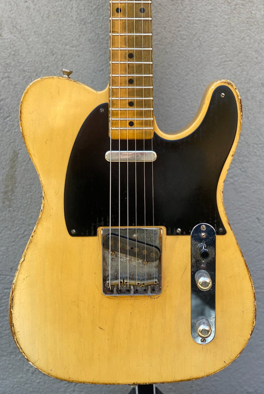 2020 Danocaster Single Cut Premium Blackguard, Ron Ellis pickups