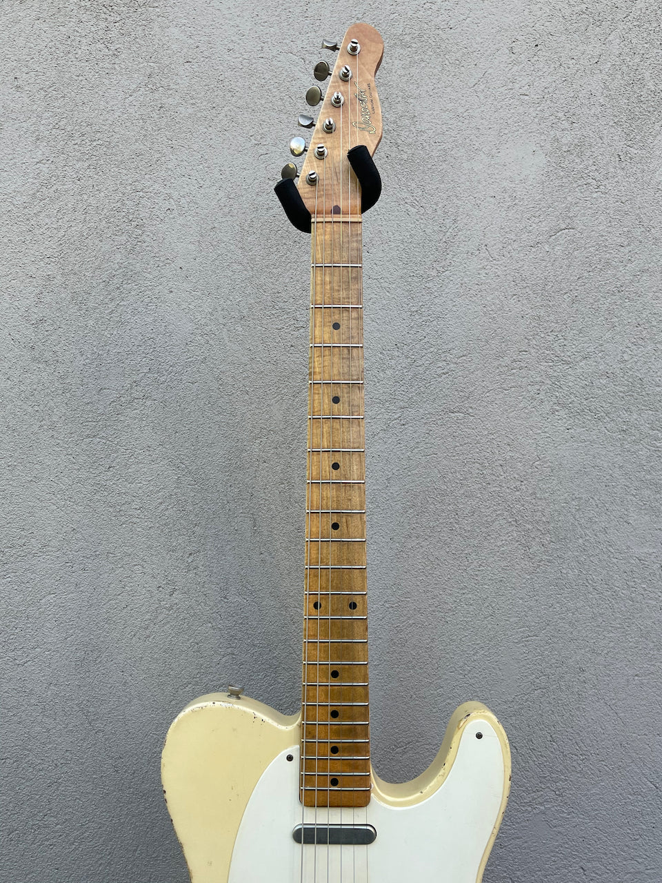 2019 Danocaster Single Cut Nicotine Blonde Peter Florance Voodoo TE-60 Pickups