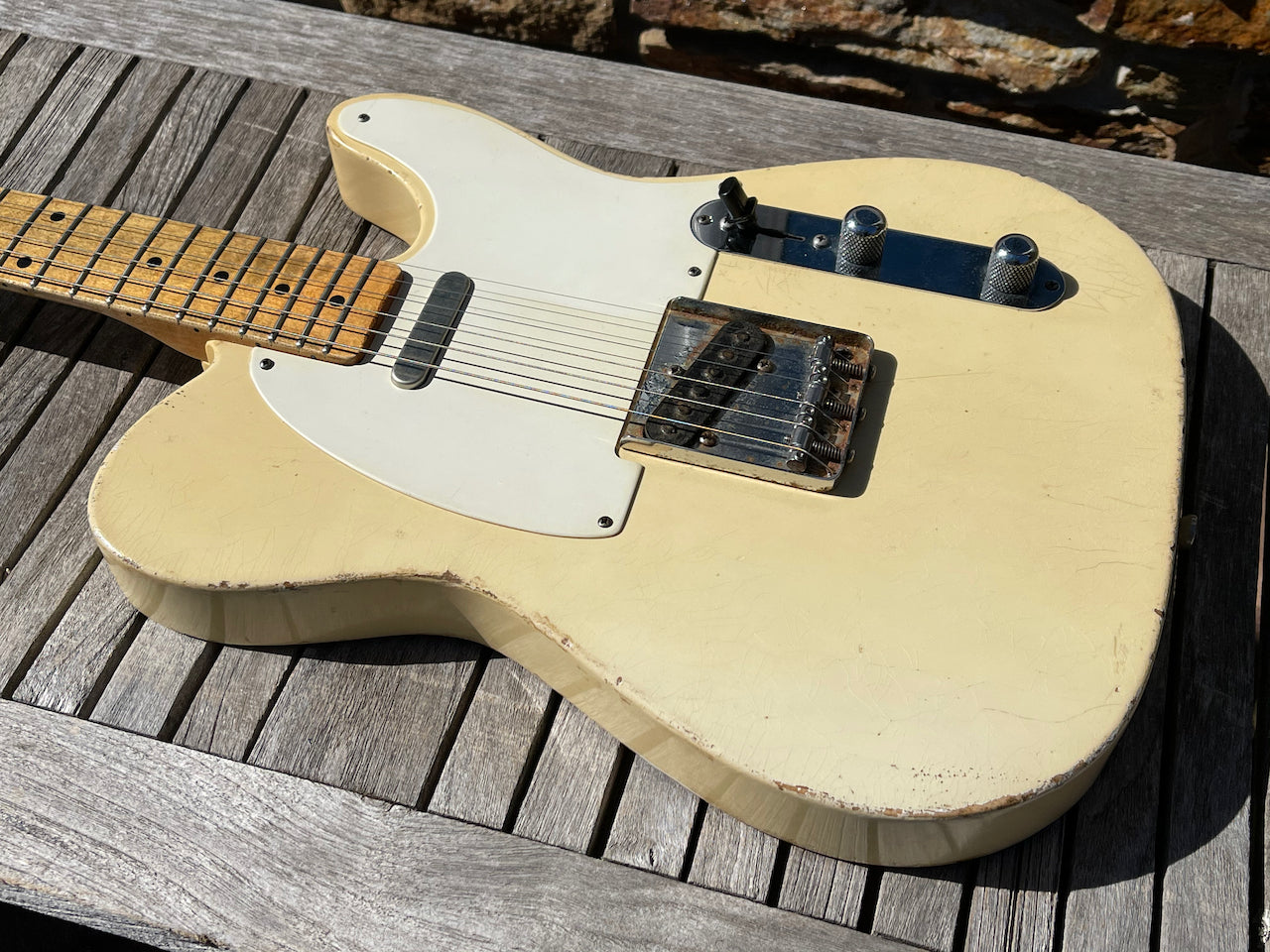 2019 Danocaster Single Cut Nicotine Blonde Peter Florance Voodoo TE-60 Pickups