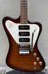 1965 Gibson Non-Reverse Firebird III Tobacco Sunburst 3 P90s Stinger Headstock