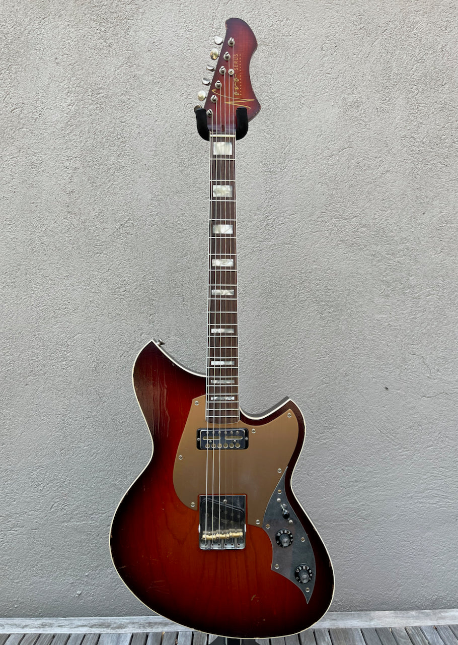 2020 Novo Guitars Serus T Tobacco Burst, Binding, Blocks & Lollars