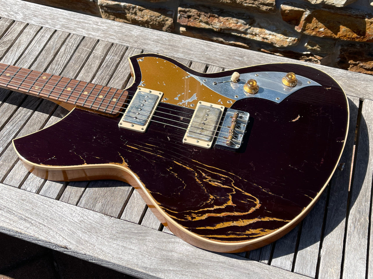 2018 Novo Serus TC Dark Cherry Metallic Over Inca Gold & Porter H90's