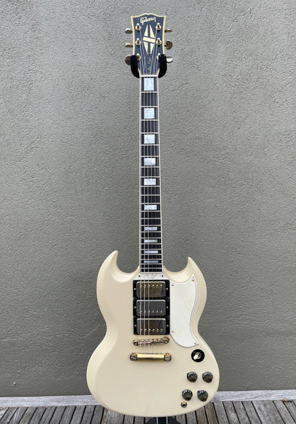 1962 Gibson SG Custom Polaris White - Player Vintage