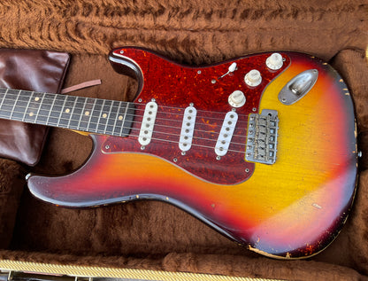2021 Nacho Contour Body Sunburst Tortoise pickguard #2265