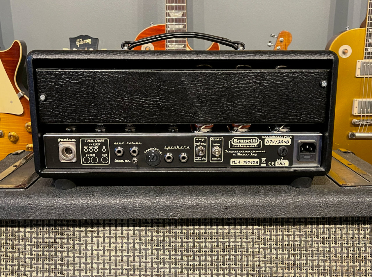 2019 Brunetti Mercury 1 Head Black Tolex