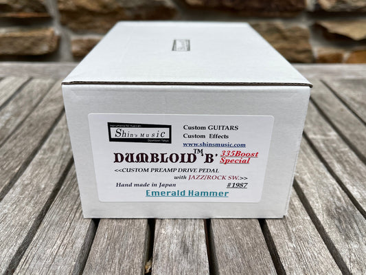 Shin's Music Dumbloid 335 with Boost Emerald Hammer