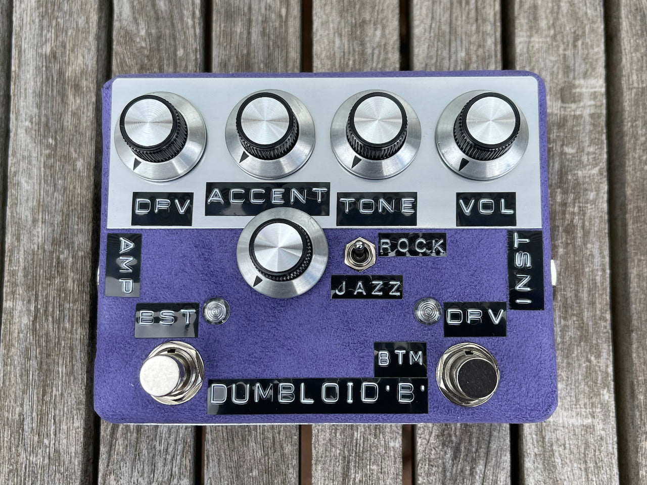 Shin's Music Dumbloid BTM with Boost Purple Suede