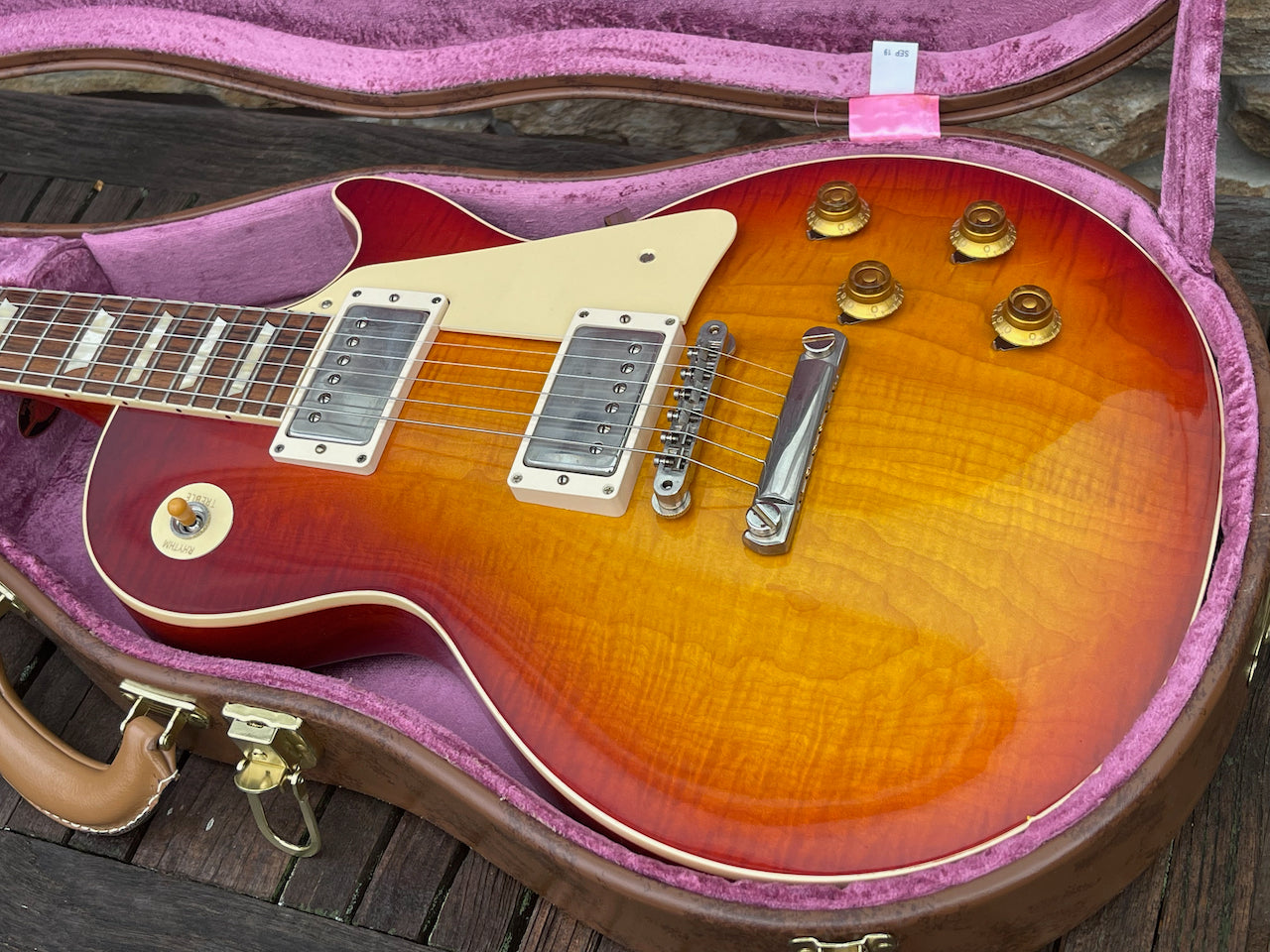 2019 Gibson 1958 Les Paul Standard Reissue R8 Washed Cherry Flame Top