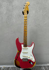 2018 Fender Stratocaster NAMM 56 Thinline Stratocaster Coral Pink/Sunburst