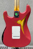 2018 Fender Stratocaster NAMM 56 Thinline Stratocaster Coral Pink/Sunburst
