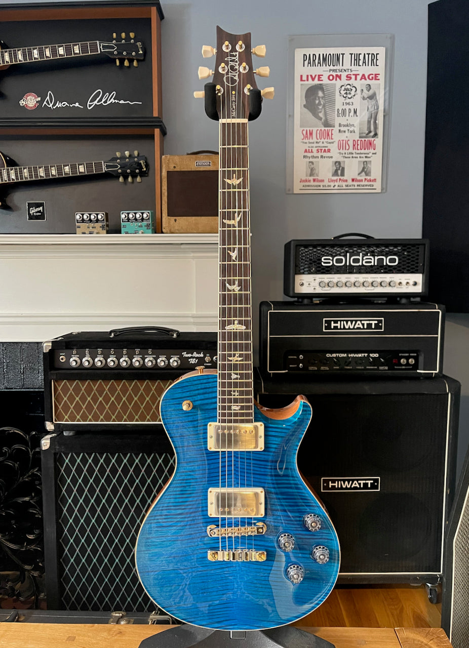 Paul Reed Smith PRS McCarty Singlecut 594 10 Top Aquamarine