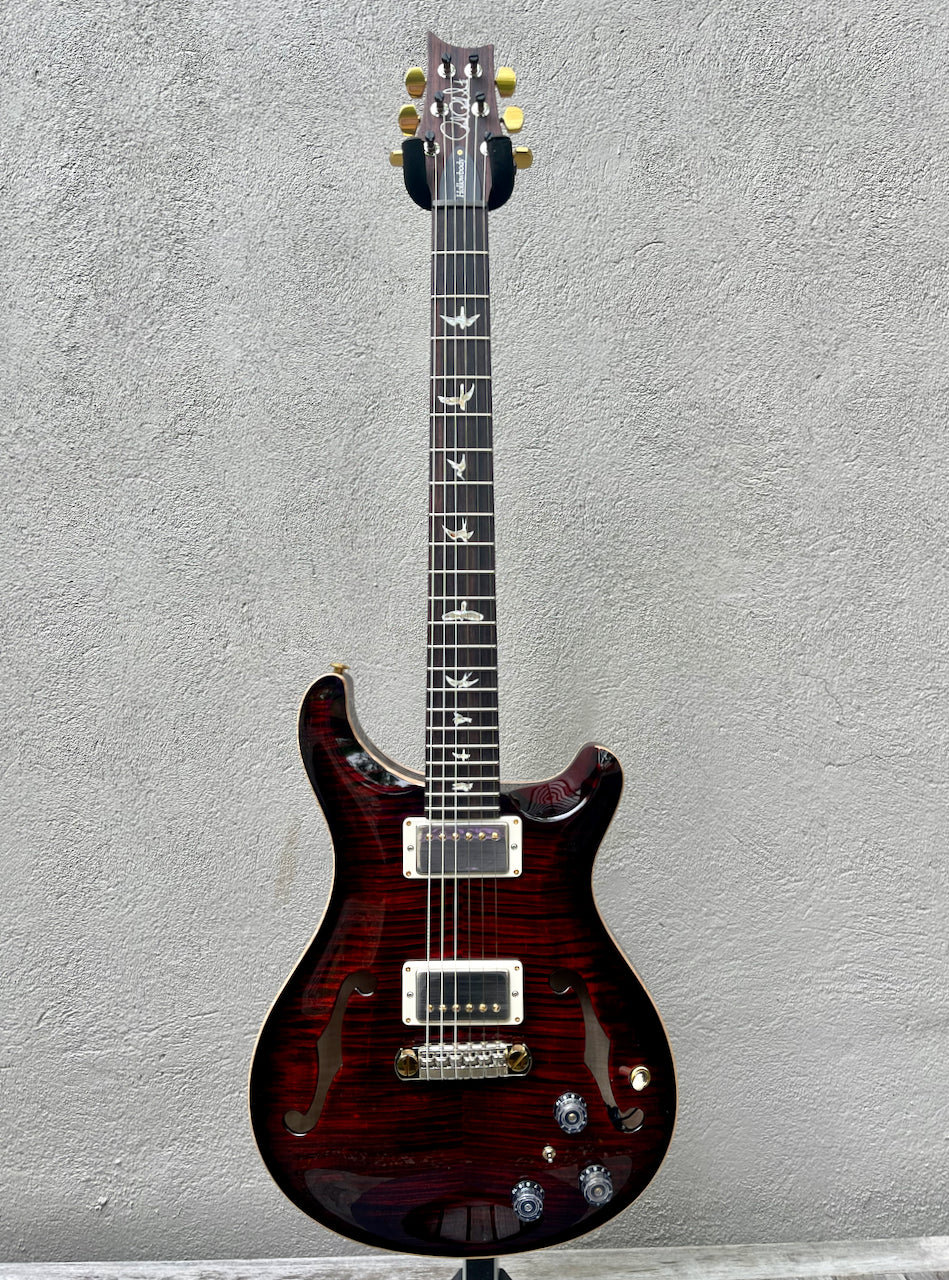 2021 Paul Reed Smith PRS Hollowbody II Piezo 10 Top Fire Red