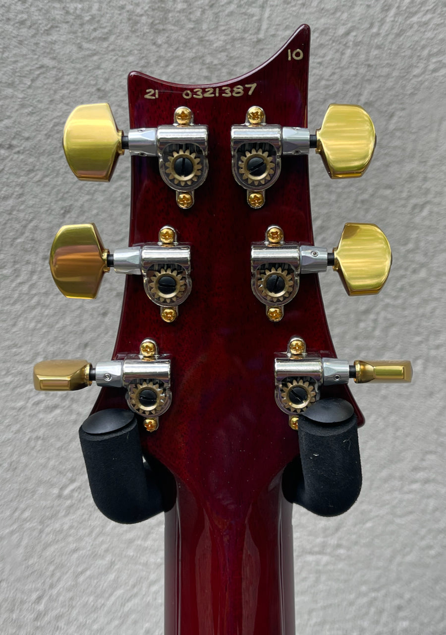 2021 Paul Reed Smith PRS Hollowbody II Piezo 10 Top Fire Red