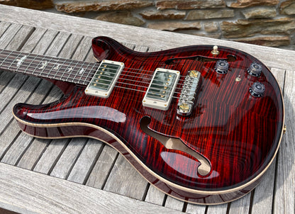 2021 Paul Reed Smith PRS Hollowbody II Piezo 10 Top Fire Red