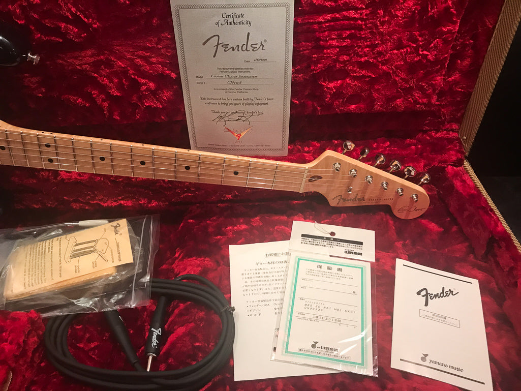 2001 Fender Custom Shop Masterbuilt M. Kendrick Clapton Stratocaster Mercedes Blue Yamano