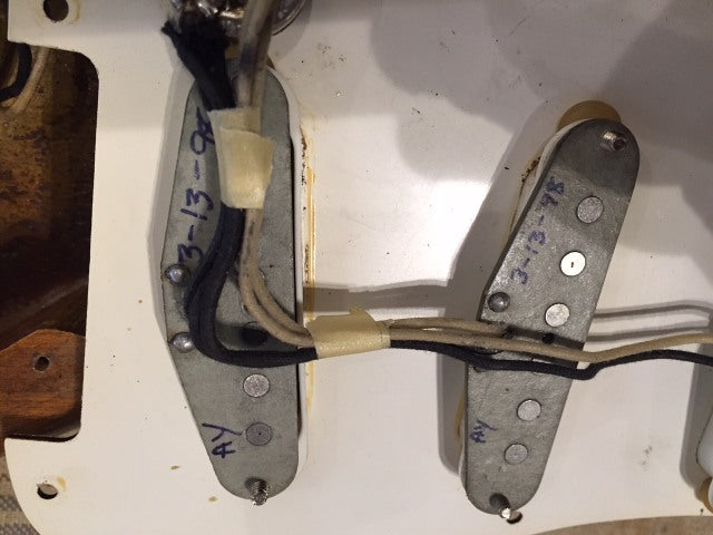 1966 Fender Stratocaster Natural Refin HSC