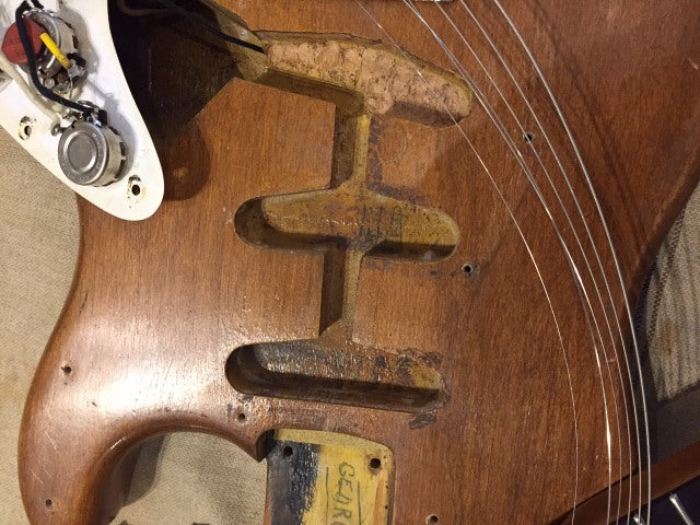 1966 Fender Stratocaster Natural Refin HSC