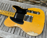 2021 Fender Custom Shop 1953 Telecaster Heavy Relic Butterscotch Blonde