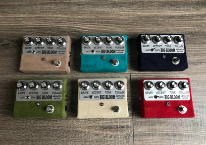 Amplified Nation Big Bloom Overdrive Pedal Cream Suede