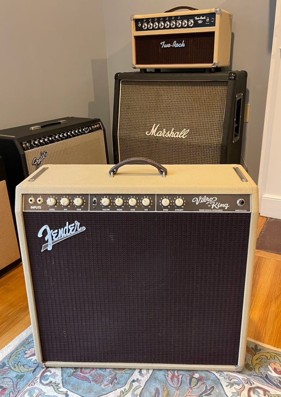 1993 Fender Custom Shop Vibro-King 3x10" Combo Blonde 1st Year!